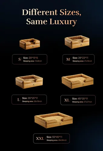 Vista 5 de NOAH & PAW Cama para perros pequeños, 20 x 15 x 8 pulgadas, cama para gatos de interior, espuma viscoelástica ortopédica de cáscara de huevo