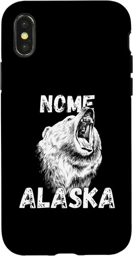 Vista 5 de Funda de recuerdo para iPhone 12 Mini Retro Nome AK Alaska City Apparel Souvenir