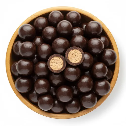Vista 15 de NY Spice Shop Bolas de malta de chocolate americano, decoraciones para fiestas, 1 libra de chocolate festivo de chocolate malteado, regalos