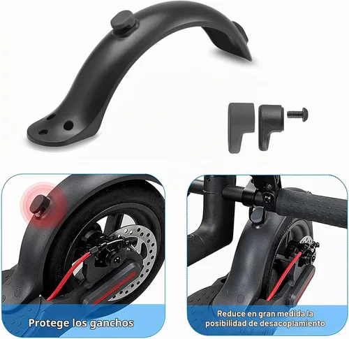 Vista 6 de Guardabarros trasero para scooter, soporte de repuesto para guardabarros, compatible con Xiaomi 1S / M365 / Pro
