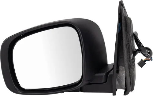 Vista 44 de TRQ Espejo plegable con calefacción eléctrica del lado del conductor con indicador de punto ciego pintura a juego negro liso compatible con Kia