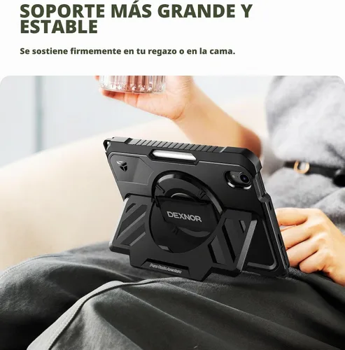 Vista 4 de Dexnor - Funda para iPad mini 7 (A17 Pro)/mini 6 de 8,3 pulgadas