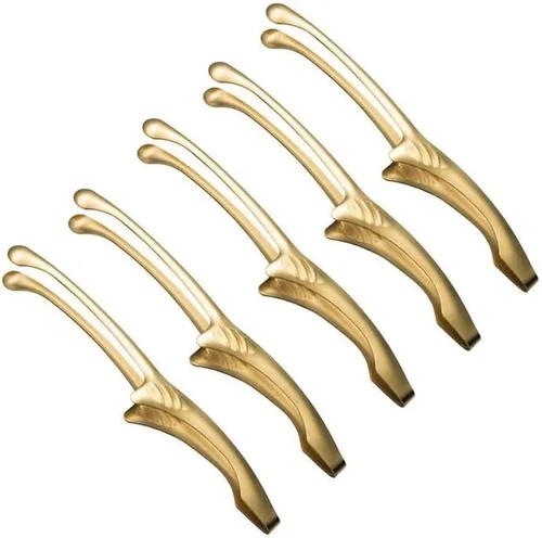 Vista 8 de 2 pinzas de acero inoxidable de 7.9 pulgadas para servir alimentos, pinzas de cocina de pie para parrilla, buffet