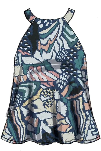 Vista 4 de McCall Pattern - Camiseta sin mangas y blusa holgada para mujer, tallas 14-22, patrón de costura