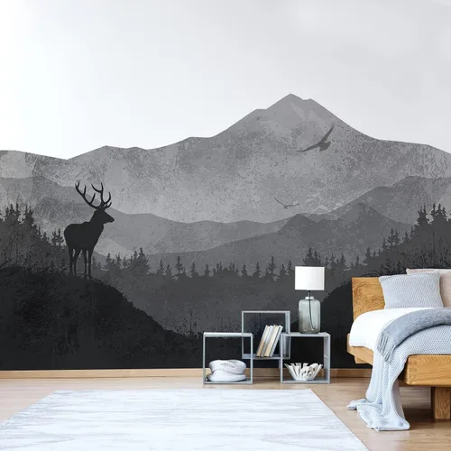 Vista 18 de Alwayspon Mural de pared de tela de arco iris, autoadhesivo, adhesivo de pared para decoración de habitación de niños, cuarto de bebé, acuarela