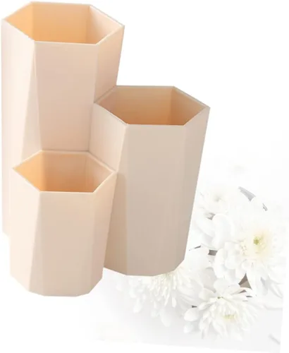 Vista 2 de TEHAUX 2 unids cosméticos cepillo titular artículos artículos titular accesorios para escritorio accesorios lápiz lápiz