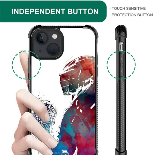 Vista 56 de Compatible con funda para iPhone 6 Plus/6s Plus,Bite Your Teeth Diseño de patrón asombroso, funda trasera dura de PC anti-arañazos y a prueba