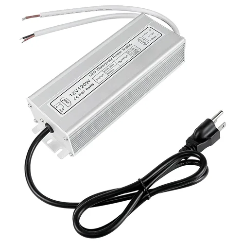 Vista 12 de inShareplus Fuente de alimentación LED de 12 V, 30 W IP67 controlador impermeable para exteriores, CA 110-260 V a CC 12 V 2.5 A transformador