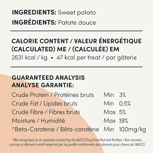 Vista 7 de Crumps Naturals Masticables de batata 612 g/21.6 oz