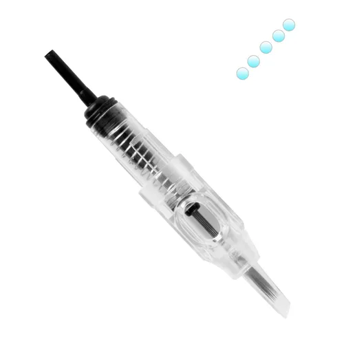 Vista 7 de CHUSE 3 cartuchos de pendiente desechables maquillaje permanente PMU tatuaje microblading agujas de máquina (10 piezas)