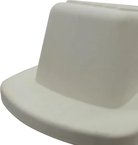 Vista 6 de Shepherd Hardware Cuña de puerta de goma resistente, blanco roto