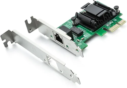 Vista 19 de Tarjeta de interfaz de red Gigabit Ethernet (NIC) de 10/100/1000Mbps de doble cobre RJ45, con chip Intel 82576, equivalente a Intel E1G42ET, PCIE