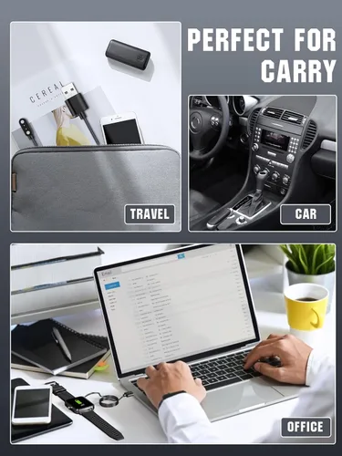 Vista 7 de Cargador de reloj inteligente TiMOVO compatible con YAMAY Letsfit