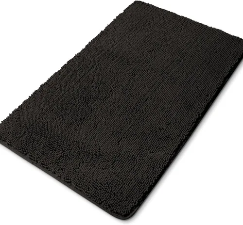 Vista 246 de Yeaban Alfombra de pasillo de baño de 24 x 72 pulgadas, antideslizante, alfombra de baño larga de felpilla gruesa, absorbente y lavable, alfombra