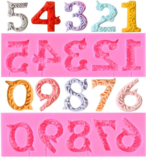 Vista 12 de OBTANIM Molde de silicona para fondant, 21 cavidades, rosa, flor, pastel, cupcake, decoración superior, molde para chocolate, caramelo hecho a mano