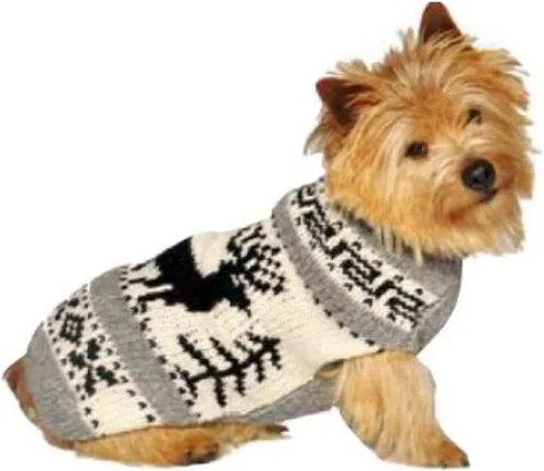 Vista 4 de Chilly Dog Suéter para perro con bandera estadounidense (XXS)