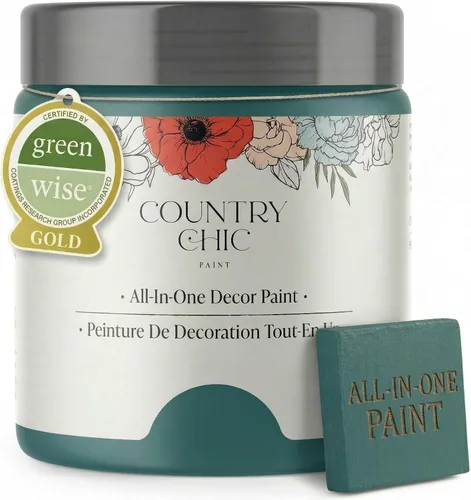 Vista 52 de Country Chic - Pintura a la tiza todo en uno para muebles y armarios, ecológica, acabado mate, con primer y sellador, para madera y metal, Alchemist