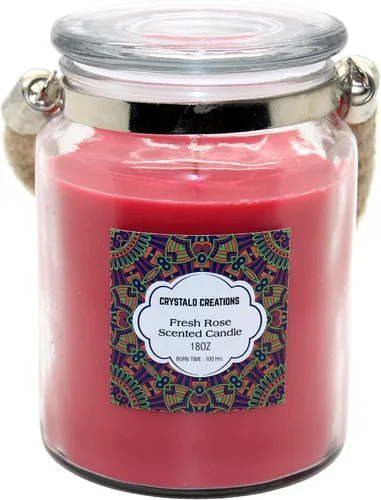 Vista 7 de Creations Dragon's Blood Vela perfumada con mango de cuerda, 18 onzas