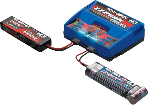 Vista 4 de Traxxas 2972 EZ-Peak Plus 100 vatios NiMH/LiPo Cargador dual con sistema iD