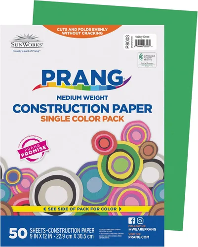 Vista 11 de Prang (Formerly SunWorks) Papel de construcción, gris, 9 x 12 pulgadas, 50 hojas
