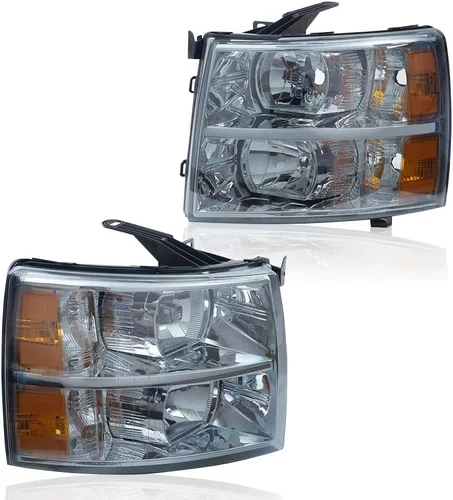 Vista 15 de PIT66 Conjunto de faros laterales izquierdos, compatible con Chevy Silverado 1500 2007-2013, Silverado 2500 3500 2007-2014 y HD Lente transparente