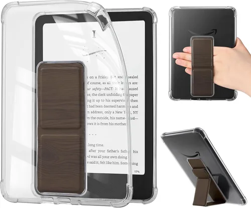 Vista 15 de iDLEHANDS Funda magnética transparente para Kindle Paperwhite de 7" de 12ª generación 2024 y Kindle Colorsoft - con AirBag compatible con iPhone