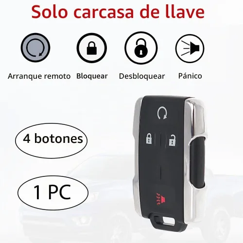 Vista 3 de MechanMagic Funda de repuesto para llavero Chevy Colorado Silverado GMC Canyon Sierra 2014 2015 2016 2017 2018 2019 2020 2021 2022 2023 Control