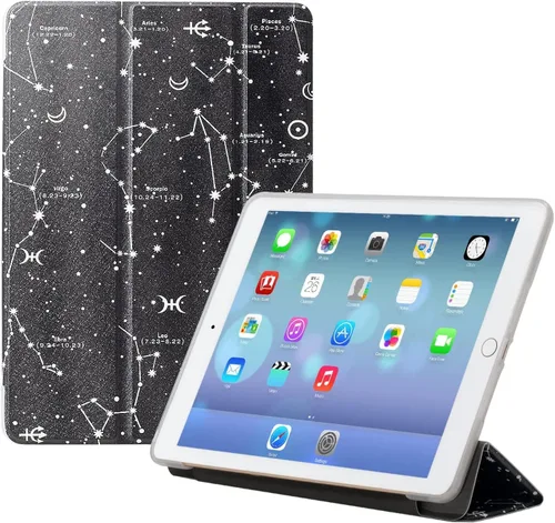 Vista 8 de RUBAN Funda para iPad Air 2 (versión 2014) – Delgado Ligero Protector Smart Shell Anti-Antiarañazos Antiarañazos Flexible Suave TPU Back Cover Stand