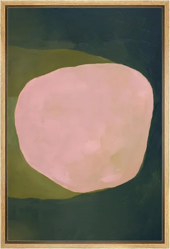 Vista 40 de MUDECOR Impresión en Lienzo Enmarcado Arte de Pared Pincelada Floral Abstracta en Tonos Neutros Cálidos Tonos Terrosos Ilustraciones Minimalismo
