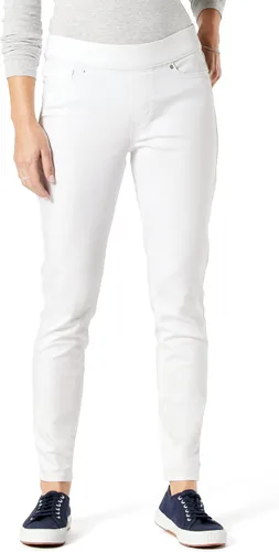 Vista 13 de Signature by Levi Strauss & Co. Gold - Pantalones de mezclilla ajustados, totalmente moldeadores, con cierre de cremallera, para mujer
