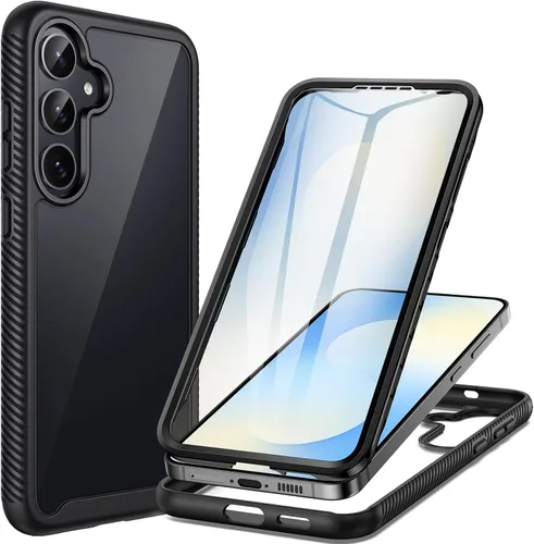 Vista 15 de seacosmo Diseñada para funda de teléfono Galaxy A14 5G, cubierta de cuerpo completo a prueba de golpes, con protector de pantalla integrado, funda