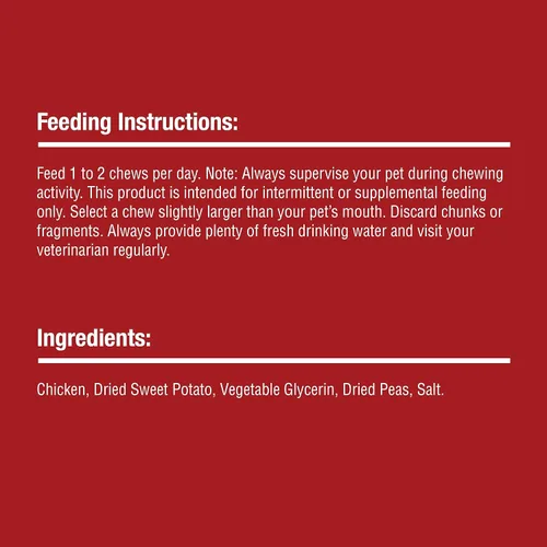 Vista 7 de SmartBones Protein Rings - Golosinas para perros sin piel cruda, pollo real