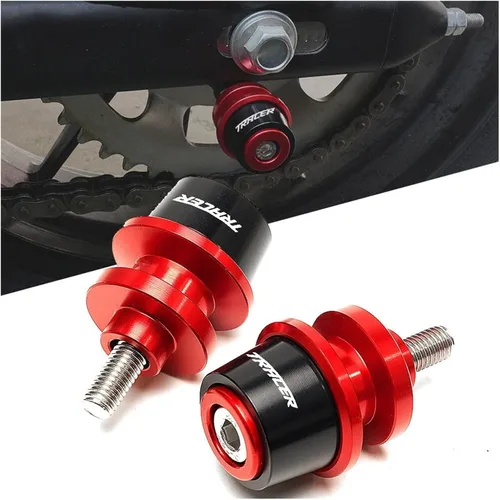 Vista 2 de Carretes de basculante para motocicleta, soporte deslizante de basculante de 0.236 in para Yamaha Tracer900/GT Tracer 900 700 GT Tracer700 MT09 MT07