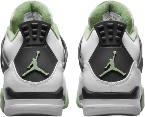 Vista 5 de Jordan Air 4 Retro Women's WhiteOil Green-Dark Ash AQ9129-103