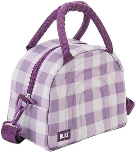 Vista 6 de Built Bolso acolchado de poliéster resistente al agua, ligero aislado y reutilizable con correa ajustable desmontable, diseño de guingán de bosque