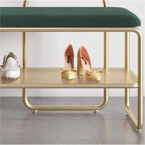 Vista 6 de Storage Benches Shoe Bench, Shoe Storage Bench,Storage Benches, Stable Shoe Rack with Cushion Padded Seat, Storage Shoe Shelf for Entryway, Living