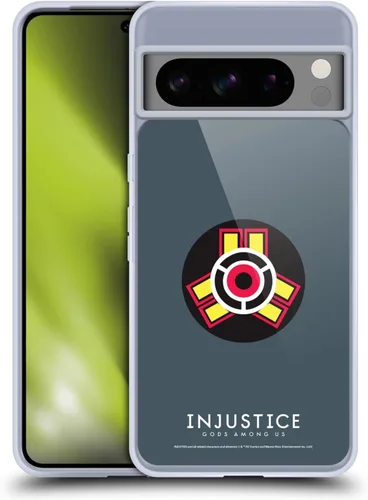 Vista 10 de Head Case Designs Officially Licensed Injustice Gods Among Us Battle Key Art Gel Case [Military Grade Protection] Compatible with Google Pixel 8 Pro