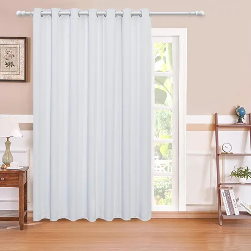 Vista 166 de MYSKY HOME Cortinas Aqua para Armario para Entrada Cortina Opaca para Puerta para Sala de Estar Cortina Oscurecedora de Habitación con Ojales