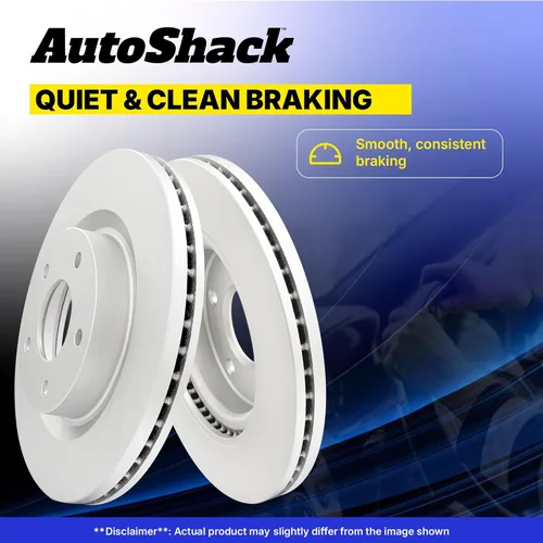 Vista 7 de AutoShack 11.65" (296 mm) Rotores de freno ventilados delanteros con recubrimiento de reemplazo para Nissan Altima 2013-2024, juego de 2 piezas