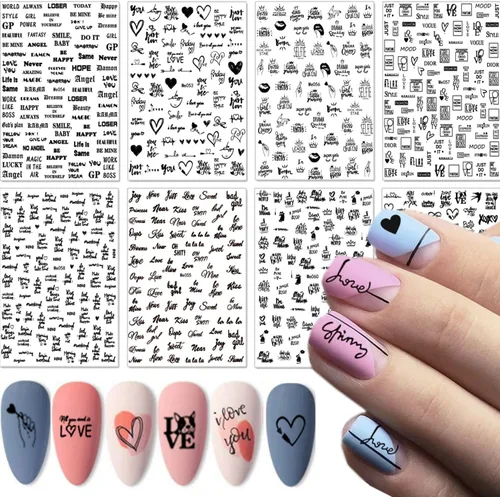 Vista 15 de 24 hojas de calcomanías de arte de uñas de Halloween autoadhesivas 3D, fantasma, calabaza, murciélago, gato, cráneo, diseños de uñas, calcomanías