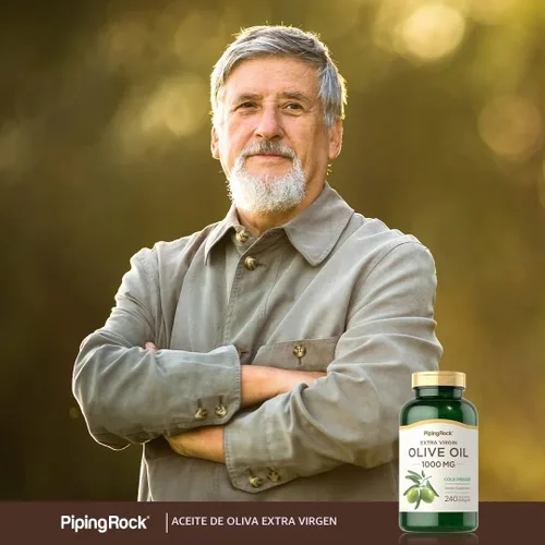 Vista 6 de Piping Rock Cápsulas Softgel de Aceite de Oliva 1000mg 240 Pastillas