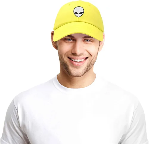 Vista 6 de DALIX Alien Head Gorra de béisbol para hombre y mujer