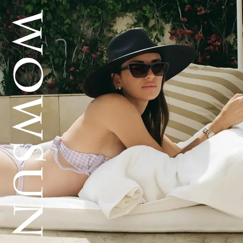 Vista 2 de WOWSUN Gafas de sol polarizadas vintage angostas pequeñas para mujer