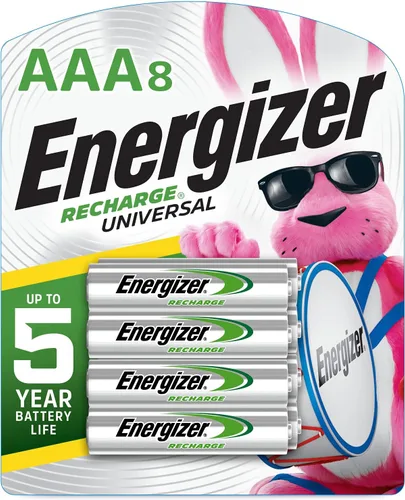 Vista 2 de Energizer Baterías AAA recargables (8 unidades) Potencia de recarga más batería triple A precargada (4 unidades)