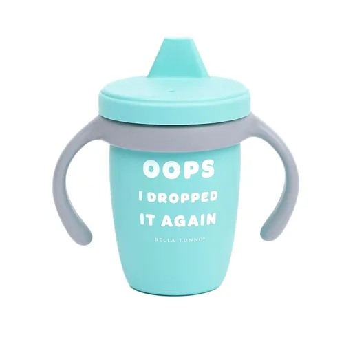 Vista 15 de Taza de silicona Bella Tunno, taza de entrenamiento con asas de transición para bebés, niños pequeños y niños, bebés de 6 a 12 meses y niños