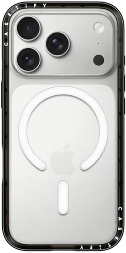 Vista 28 de CASETiFY Funda compacta para iPhone 15 [delgada y elegante/compatible con Magsafe / 4 pies 2X protección contra caídas de grado militar] - Negro