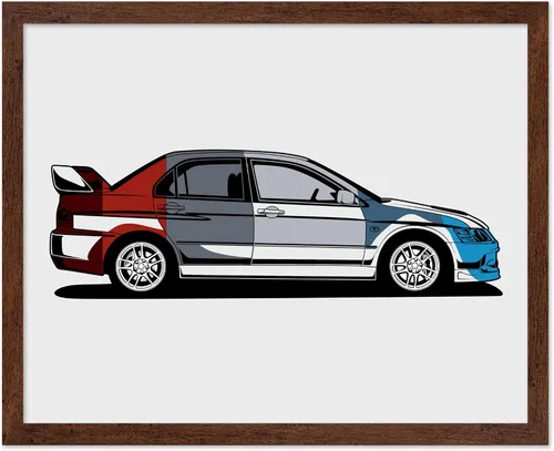 Vista 8 de Poster Master Póster de coche – Impresión clásica de coche – Arte de vehículo – Gran decoración de pared de garaje u oficina – 8 x 10 pulgadas