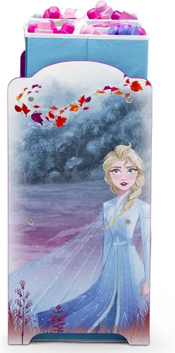 Vista 7 de Disney Frozen II - Organizador de juguetes para diseño y almacenamiento de 6 contenedores por Delta Children, certificado Greenguard Gold