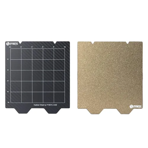 Vista 8 de Impresora 3D Voron0.2 Pro Build Plate Reemplazo solamente, placa de construcción de doble cara de 4.724 in/4.7 pulgadas, hoja PEI+PET-CF
