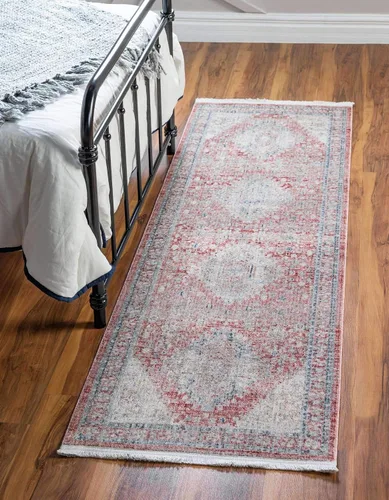 Vista 18 de Unique Loom Noble Collection - Alfombra de área Elizabeth (2' 2" x 3' 1" Rectángulo, Azul/Beige)
